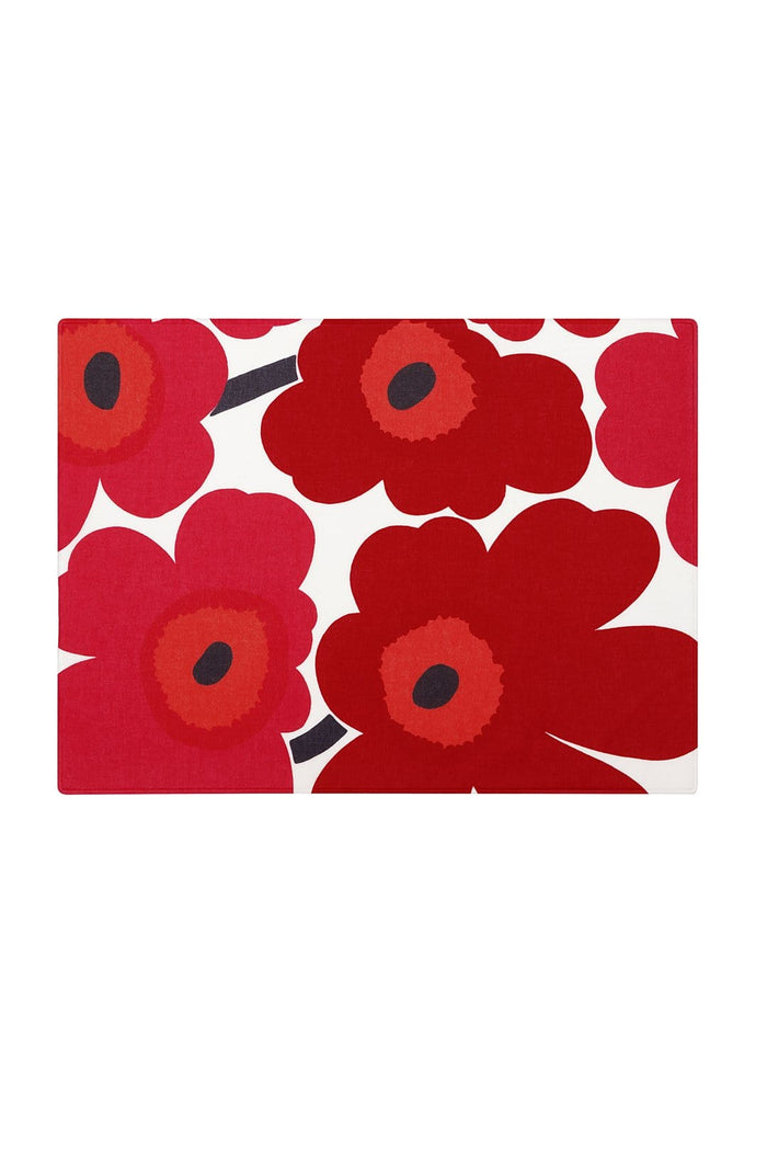 Marimekko Pieni Unikko Red Acrylic Coated Placemat