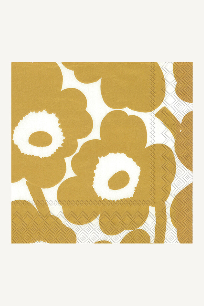 Marimekko Unikko Gold Lunch Napkins