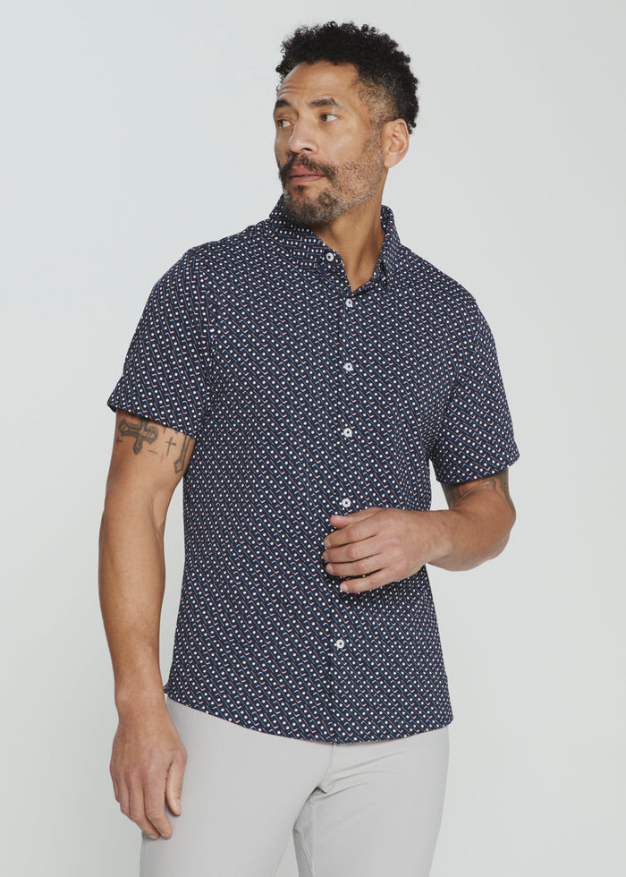 Marine Short Sleeve Shirt - Navy