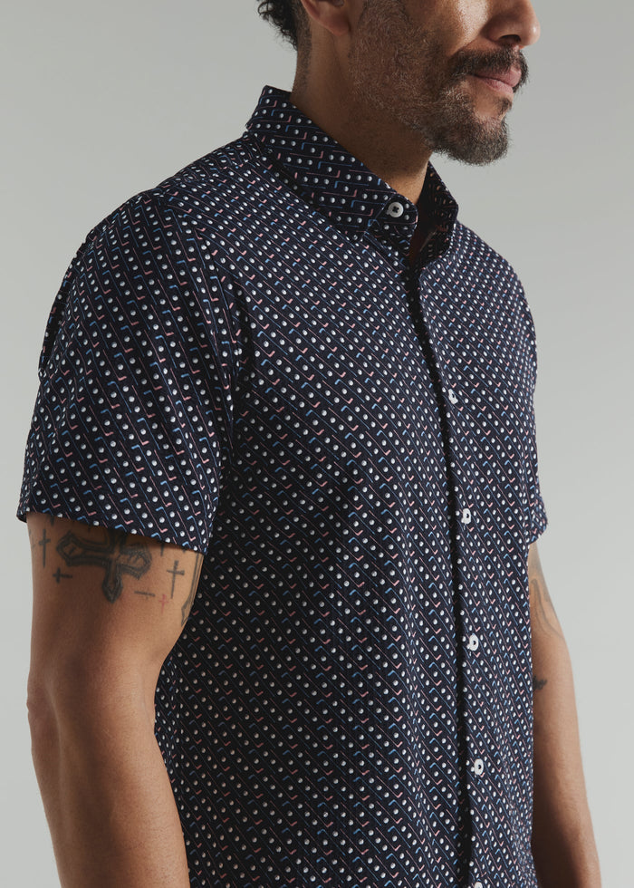 Marine Short Sleeve Shirt - Navy