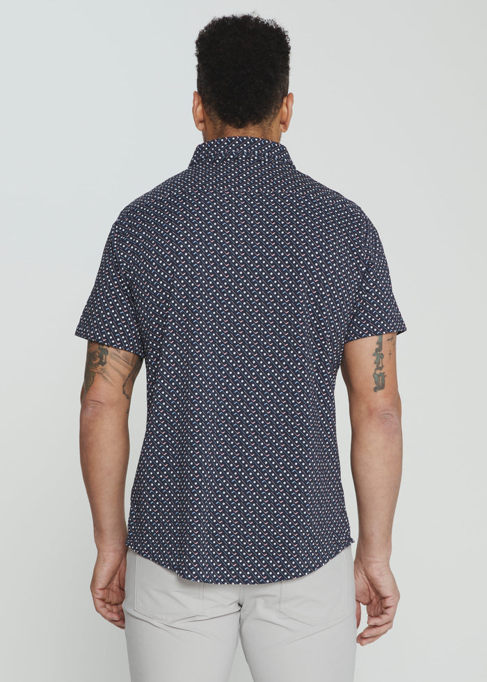 Marine Short Sleeve Shirt - Navy