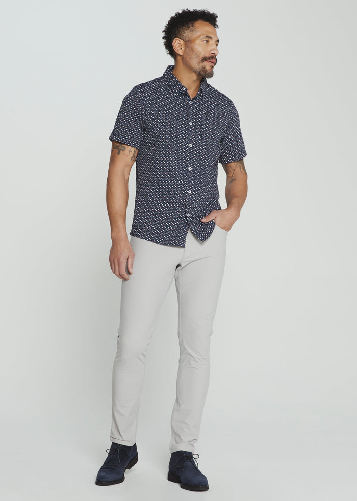 Marine Short Sleeve Shirt - Navy