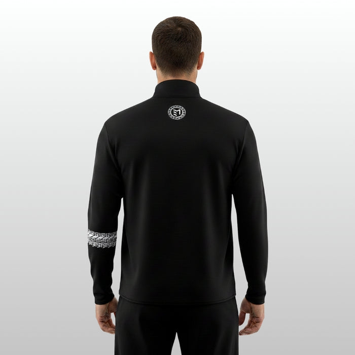 MAVAM MID LAYER QUARTER ZIP BLACK