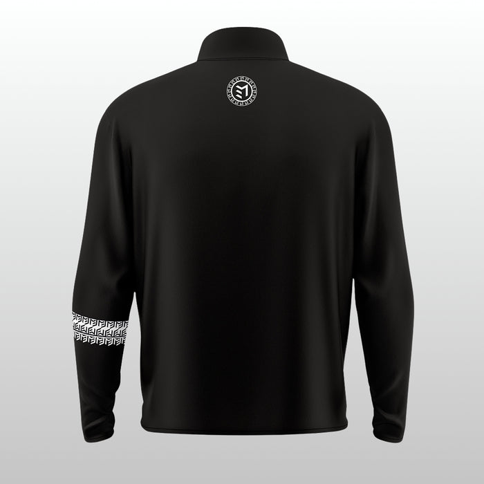 MAVAM MID LAYER QUARTER ZIP BLACK