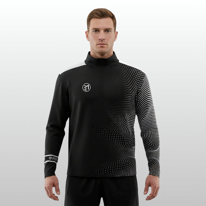 MAVSTAR MID LAYER QUARTER ZIP BLACK