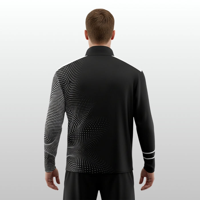 MAVSTAR MID LAYER QUARTER ZIP BLACK