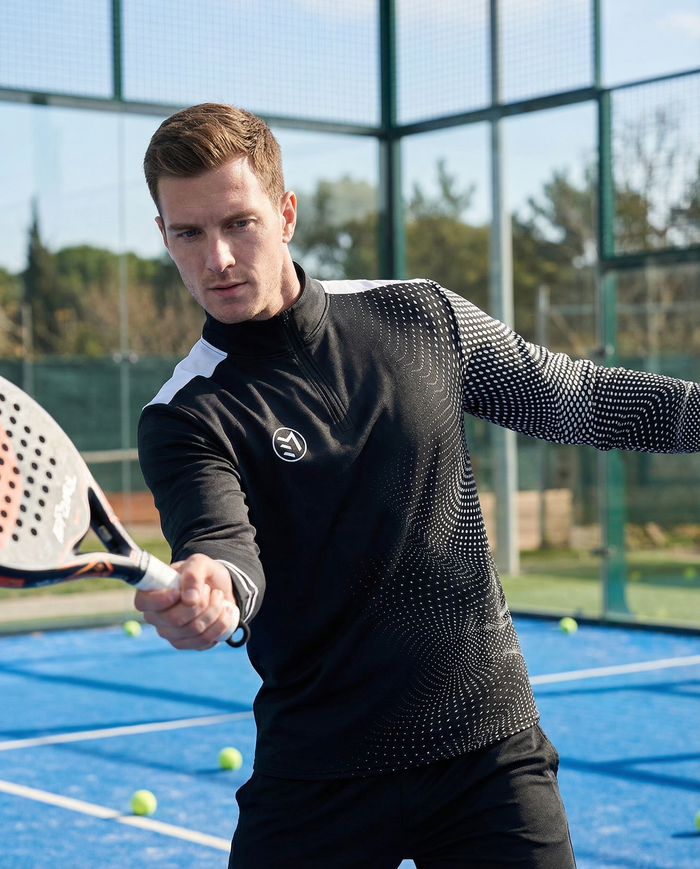 MAVSTAR MID LAYER QUARTER ZIP BLACK