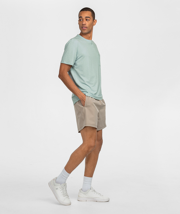 Max Comfort Pocket Tee - Harbor Gray