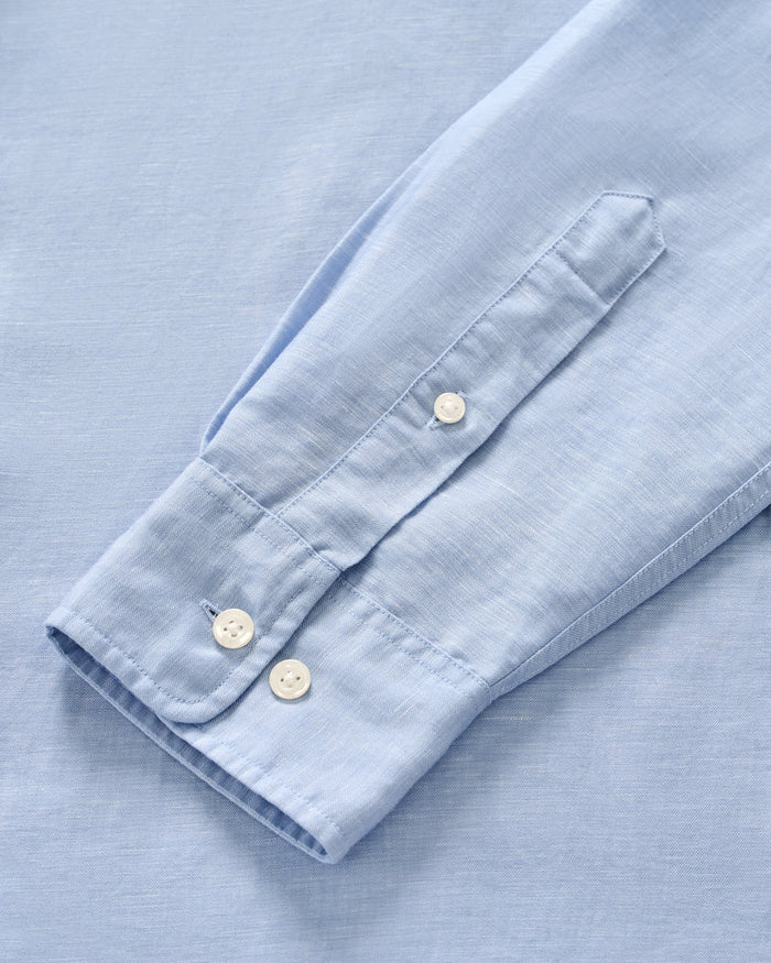McCarthy Linen Blend Shirt - Malibu