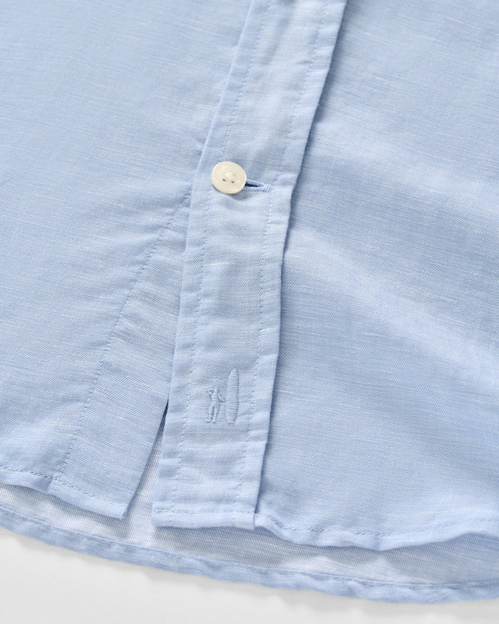 McCarthy Linen Blend Shirt - Malibu