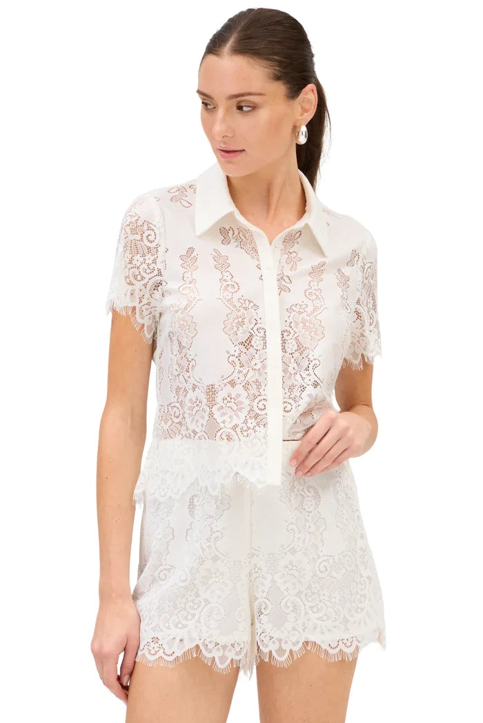 Meadow Blouse-White