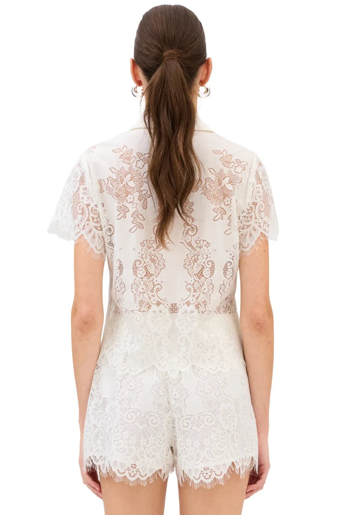 Meadow Blouse-White