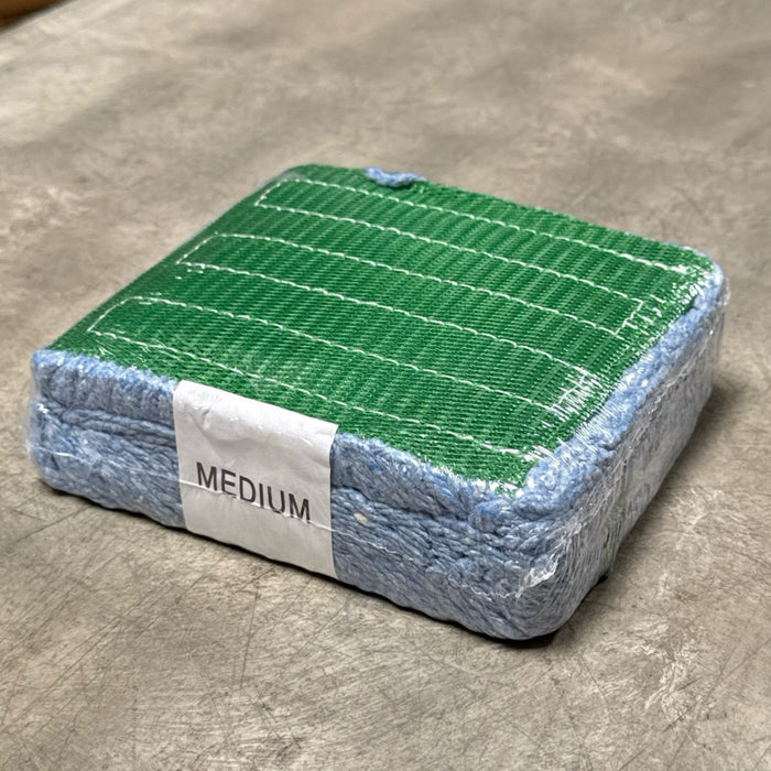 MEDIUM BLUE MOP W/ 5" BAND, LOOPED & BANDED