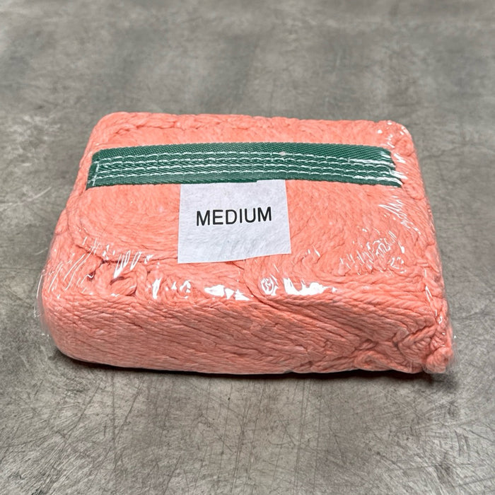 MEDIUM ORANGE BLEND MOP W/ 1" BAND, LOOPED & BANDED