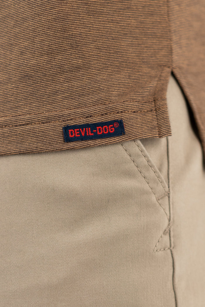 Melange Performance Polo - Dark Roast
