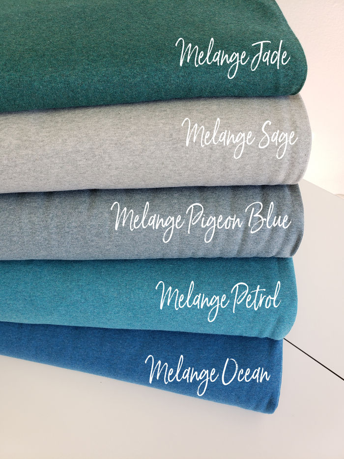 Melange Sage Sweatshirt Fleece