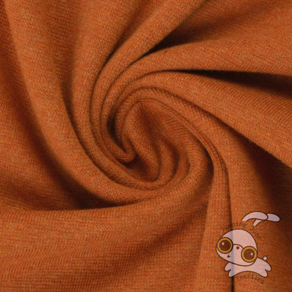 Melange Terracotta Ribbing, 240 gsm