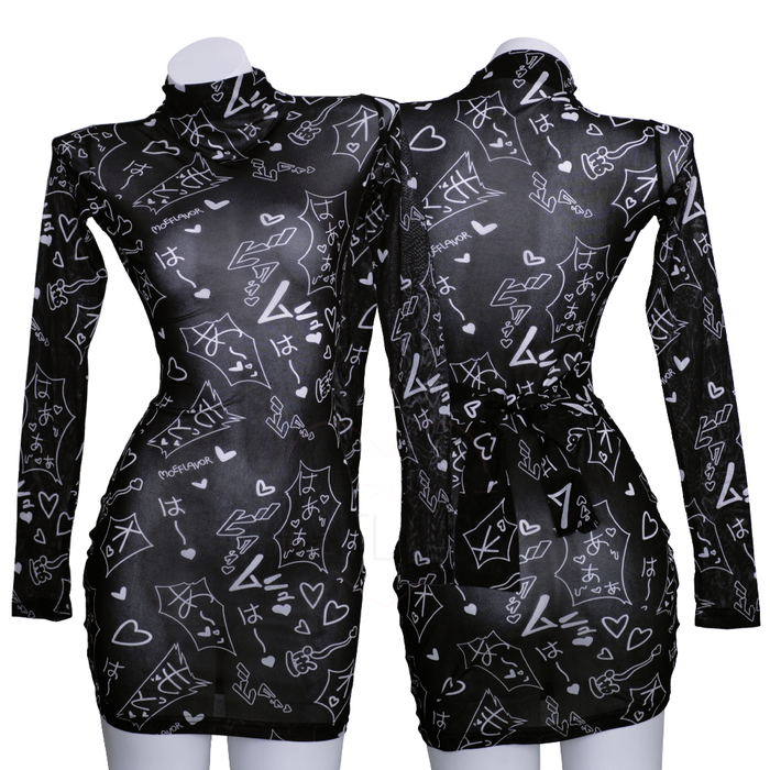 Mesh Manga Noises Dress