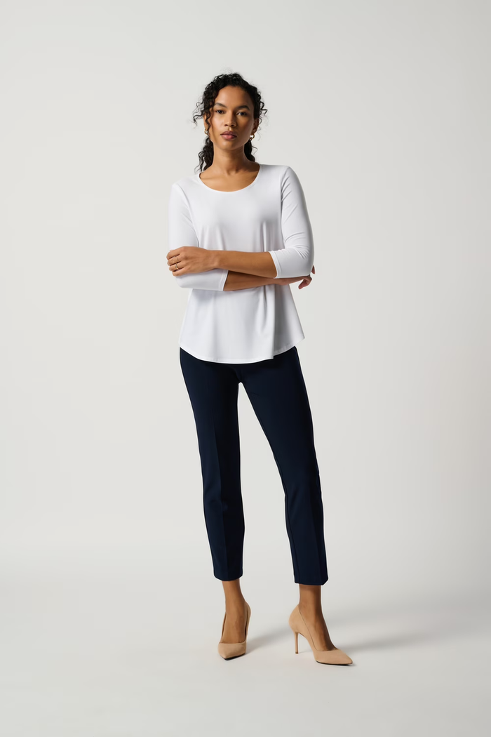 Midnight Blue Ankle Length Pant-Joseph Ribkoff