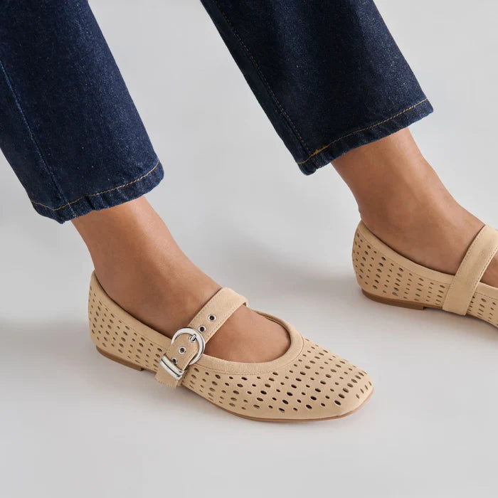 Mikel Ballet Slippers-Camel