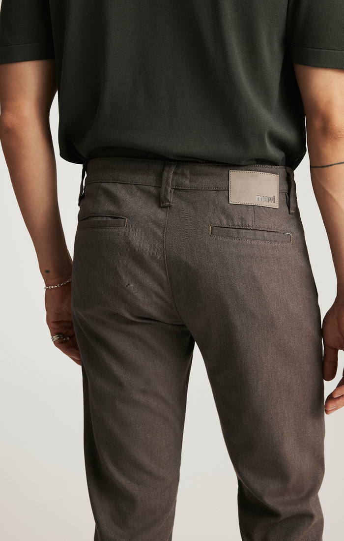 Milton Slim Straight Chino - Feather Tweed