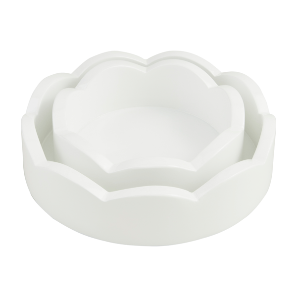 Mini Round Scalloped Tray