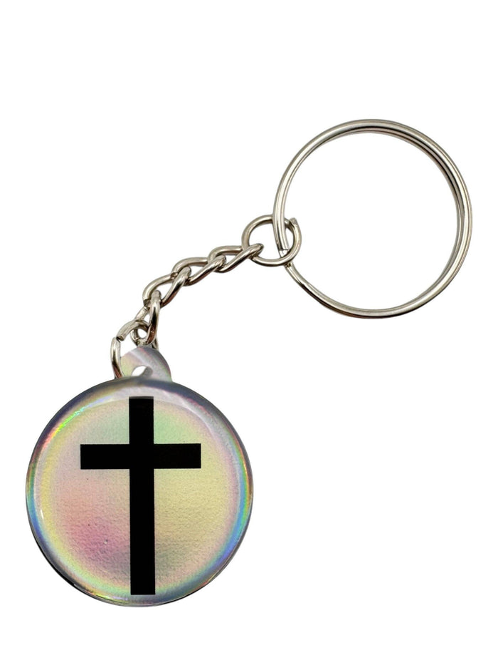 Mint + Cross  | Tap To Pray® Acrylic Keychain
