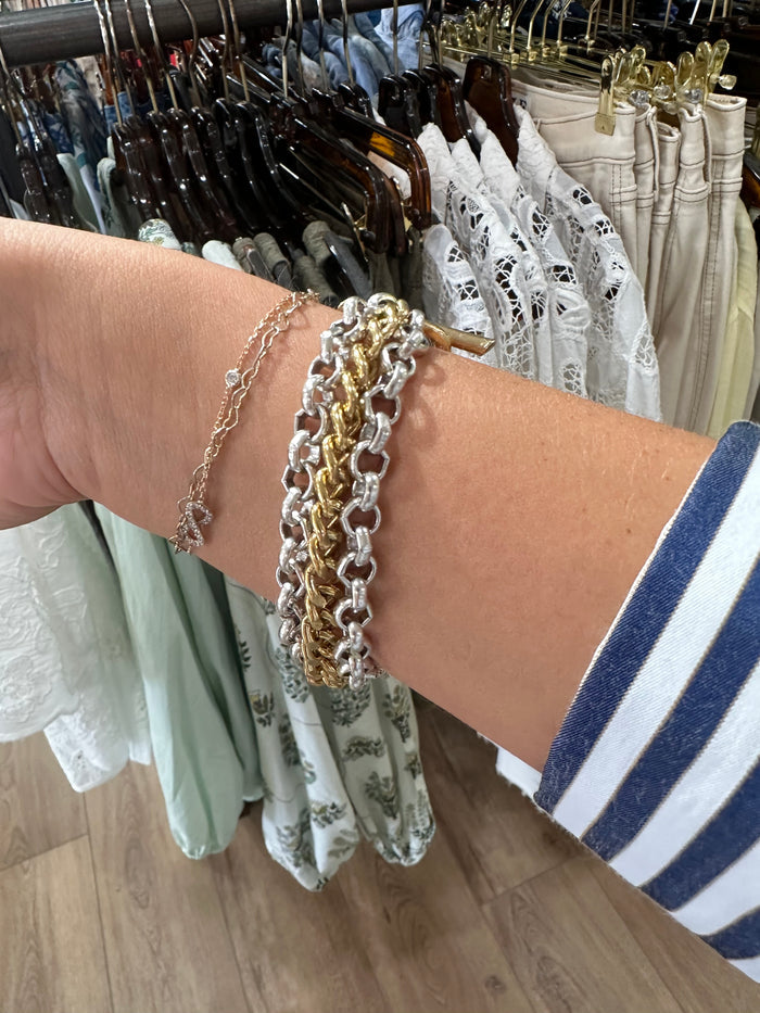 Mixed Metal Bracelet
