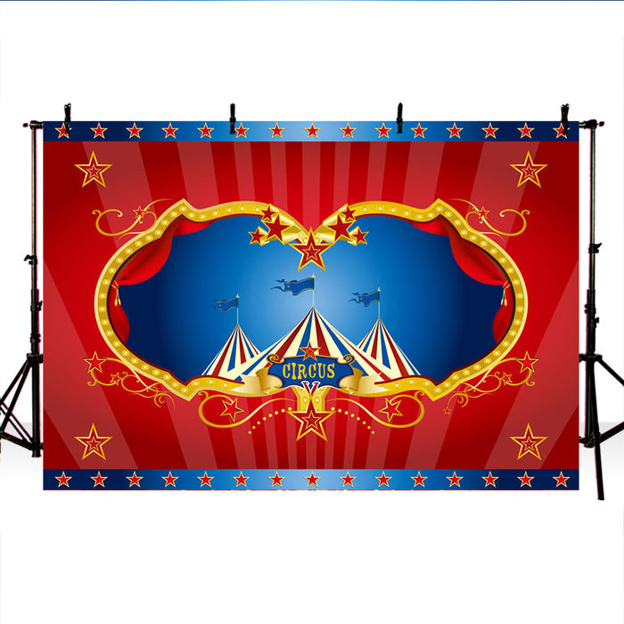 Mocsicka Circus Theme Party Supplies Little Stars Birthday Party Decoration Props
