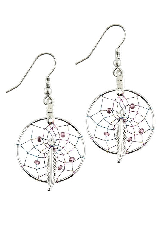 Monague Native Crafts - Dream Catcher Earrings