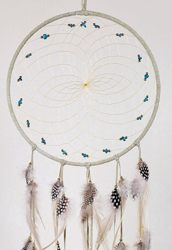 9" w/ Semi Precious Stone - Tan