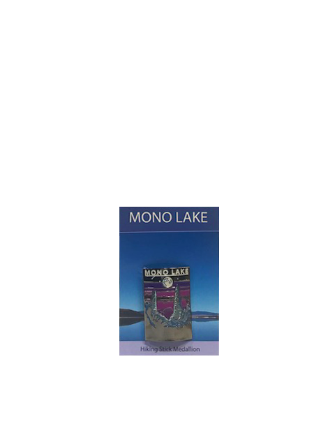 Mono Lake Retro Hiking Medallion