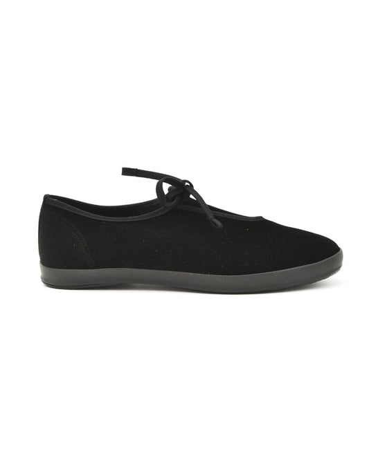 Moonstar Lite Prim Black Velvet Flat