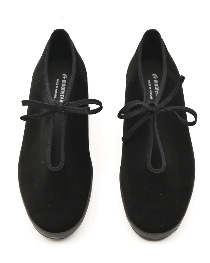 Moonstar Lite Prim Black Velvet Flat