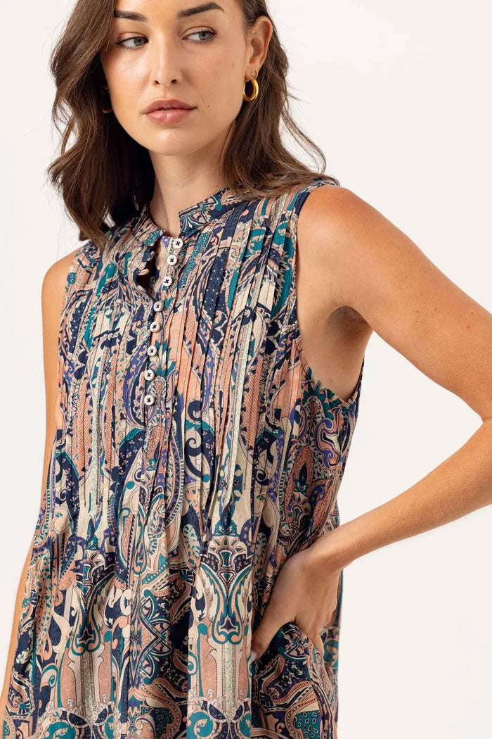 Mosaic Leora Dress- Spice Mosaic