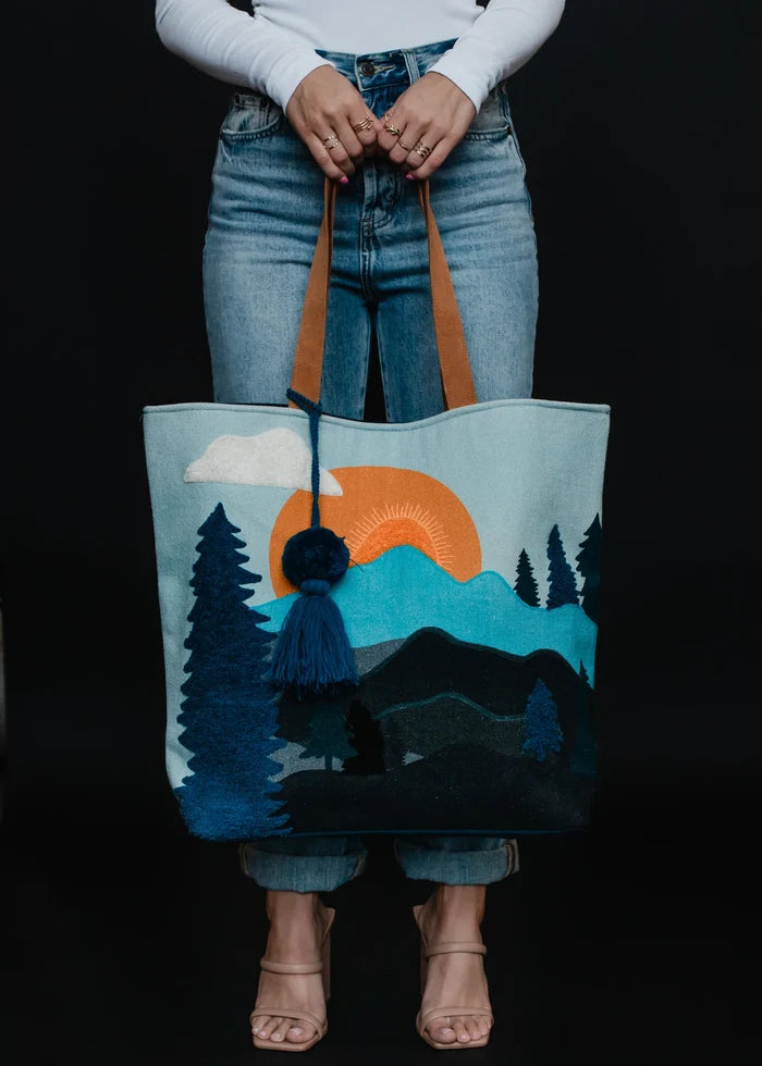 Mountain Scene Tote