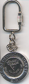 Mt. Whitney Spinning Survey Keychain