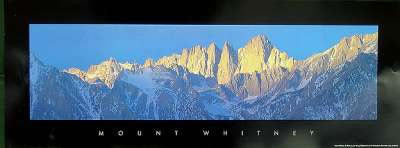 Mt. Whitney Winter Poster