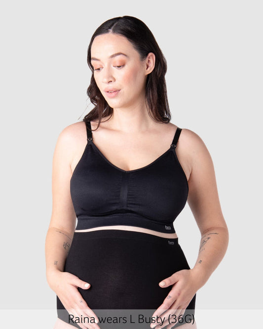 My Necessity Seamless Nursing Bra - Black Busty