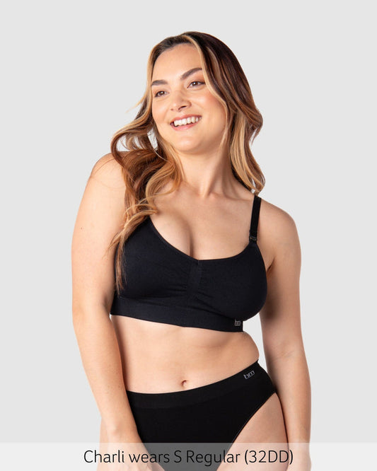 My Necessity Seamless Nursing Bra - Black
