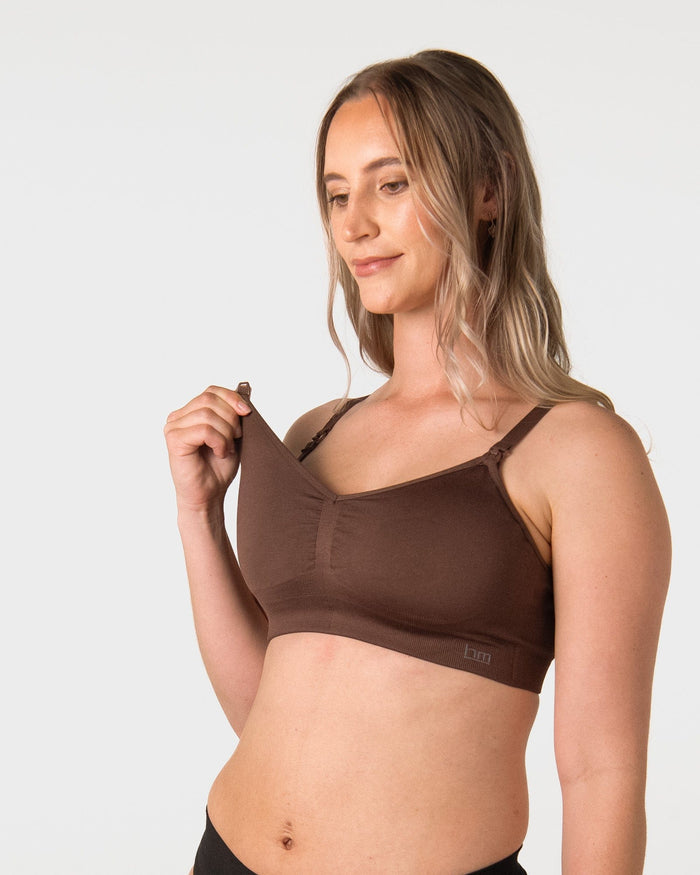 My Necessity FlexFit Nursing Bra - Chocolate