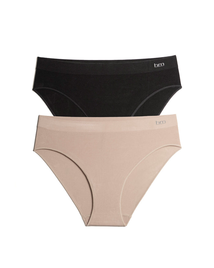 My Necessity Seamless Bikini Brief 2-pack — back view showing seamless finish — Hotmilk Lingerie
