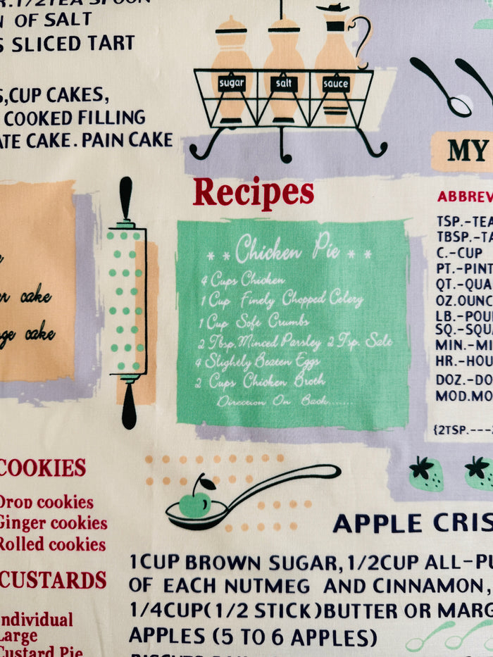 My Recipes - Cream/Mint Green - Suzuko Koseki - Yuwa