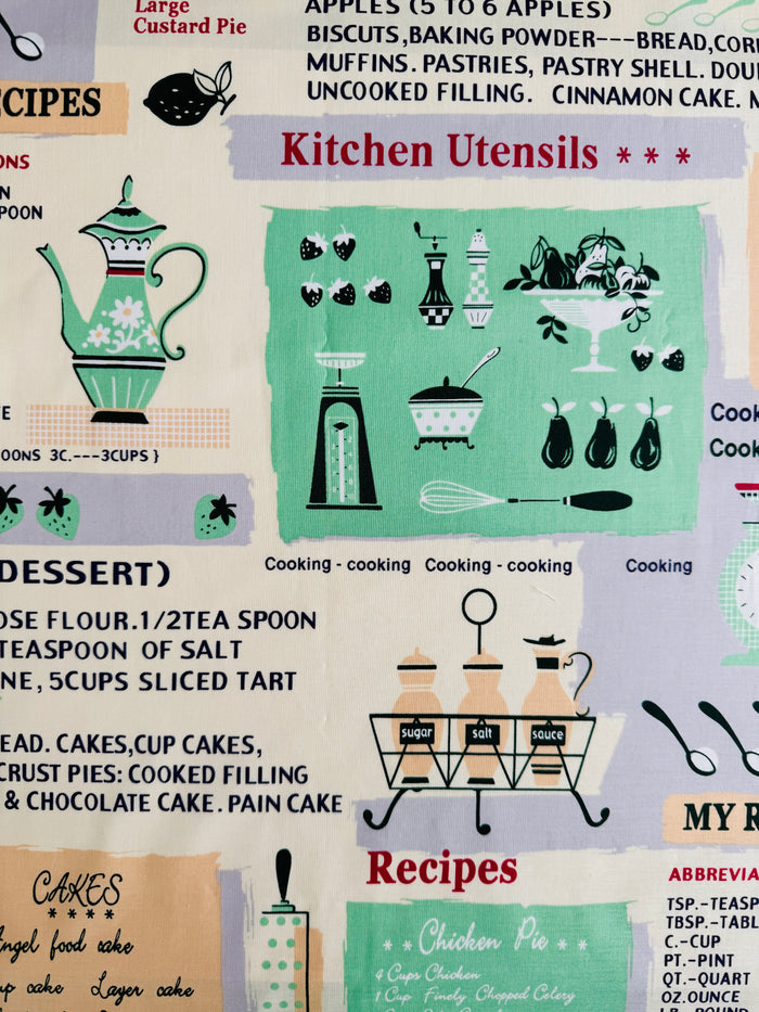 My Recipes - Cream/Mint Green - Suzuko Koseki - Yuwa