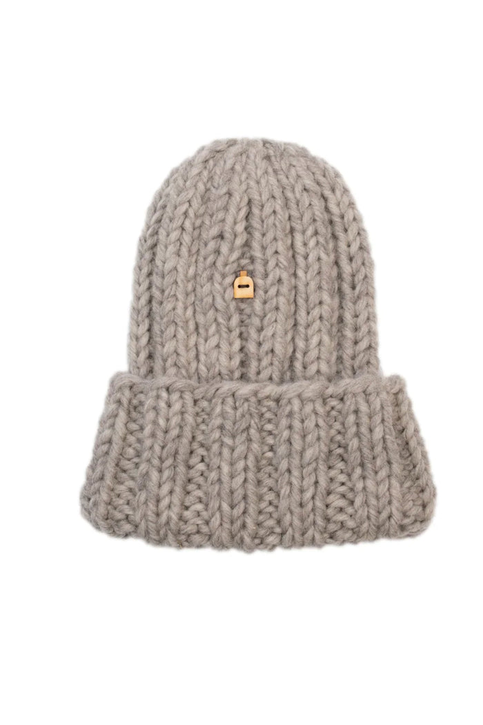 Myssy Jäkälä Muffi Light Grey Beanie