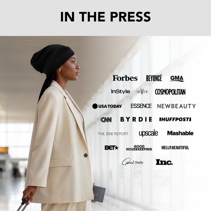 Nap Cap™ Travel — Modal Travel Beanie with Hidden Eye Mask & Satin Lining