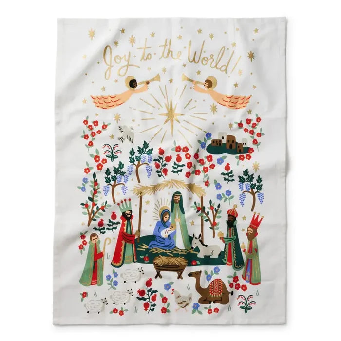 Nativity Tea Towel