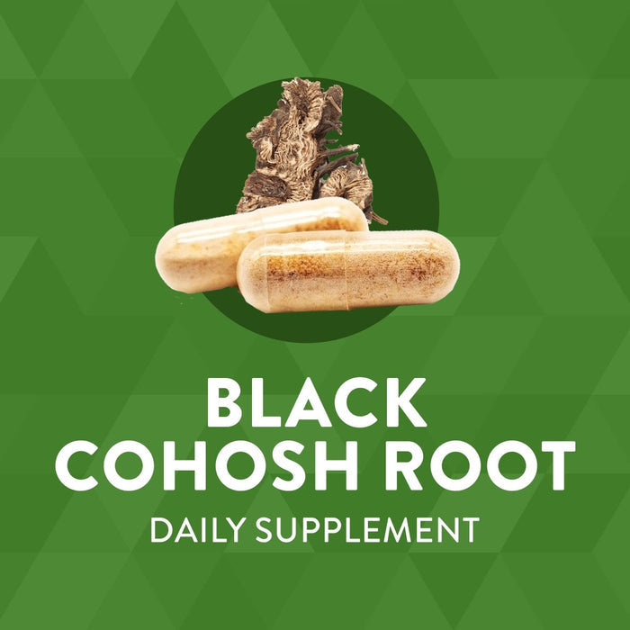 Nature's Way Black Cohosh Root, Traditional Support for Women's Health*, Non - GMO Project Verified, 180 Capsules - The Oasis of Health
