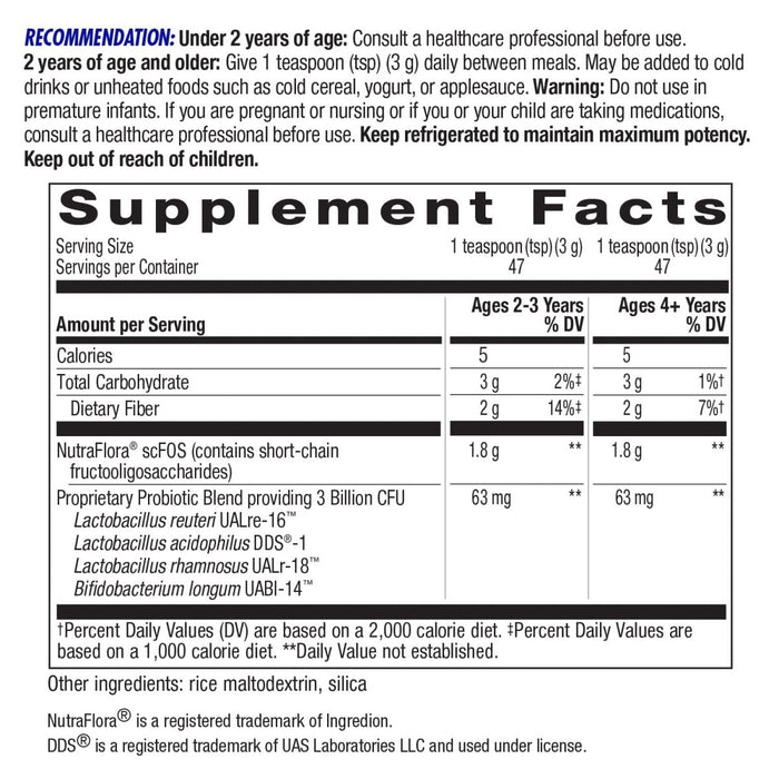 Nature's Way Primadophilus Reuteri Probiotic, Supports Digestive & Immune Health*, 3 Billion Live Cultures, 5 Oz. - The Oasis of Health