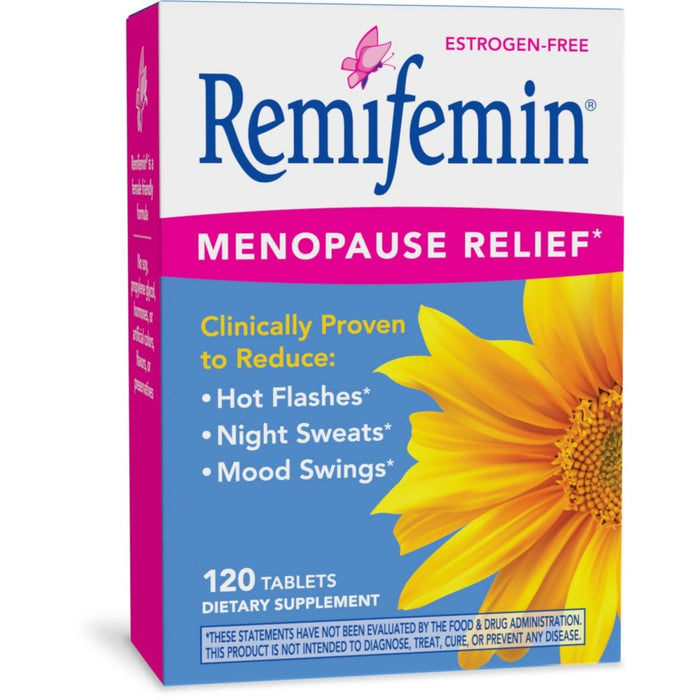 Nature's Way Remifemin, Menopause Relief*, Reduces Hot Flashes and Menopause Symptoms*, Estrogen - Free, 120 Tablets - The Oasis of Health